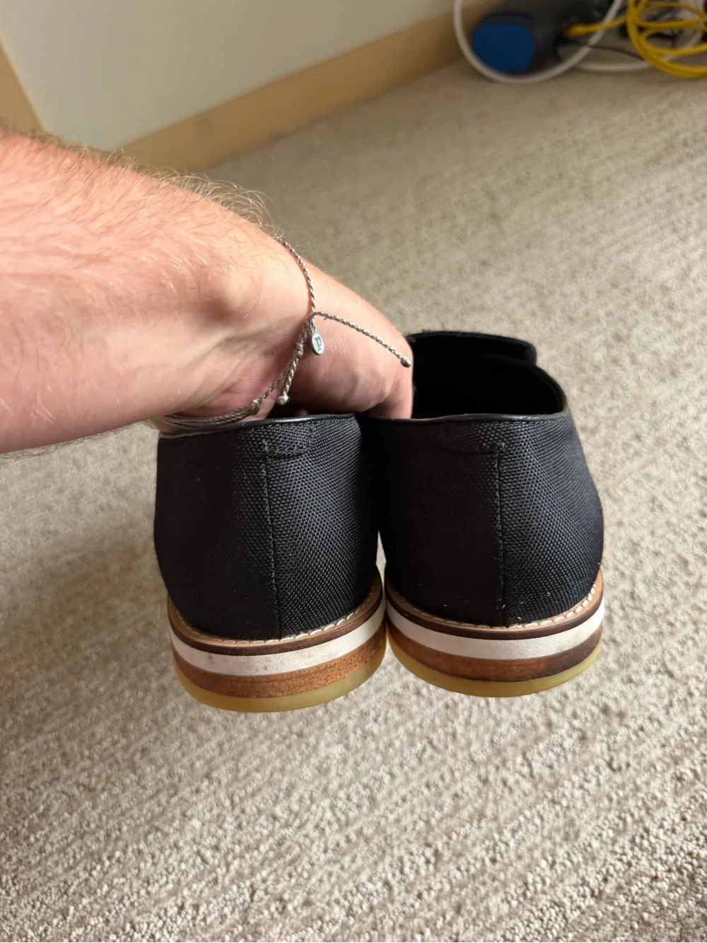 Calvin Klein Black Slip-On Chukka Boots